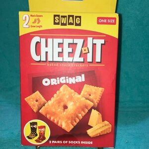 Cheez-It Original Red Casual Socks